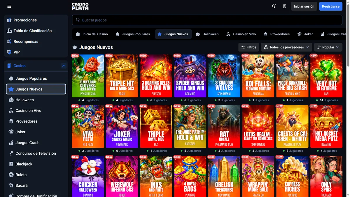 Catálogo de Juegos